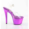 Pleaser - SKY308CHRS Sandale à bride à la cheville - Transparent/Violet Product image